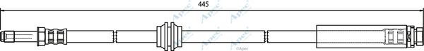 APEC BRAKING Тормозной шланг HOS3565